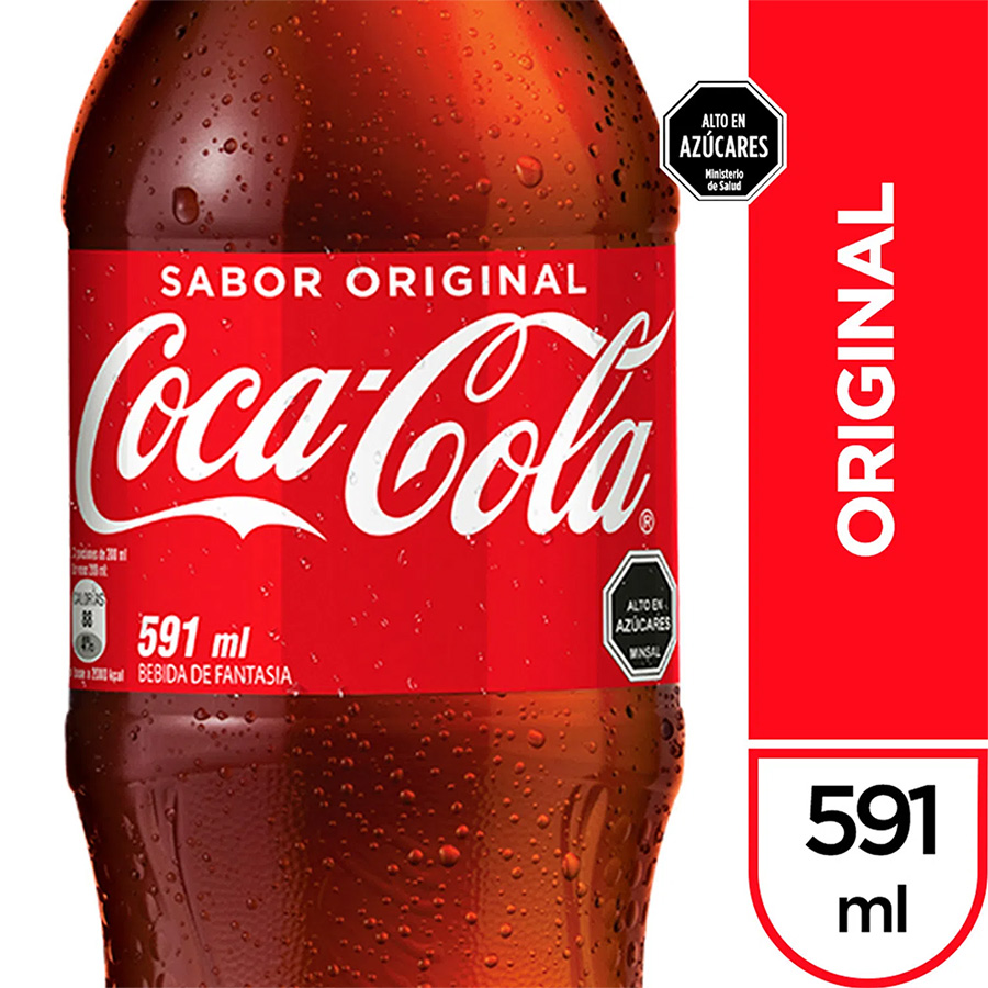 Coca cola 591ml x6un.